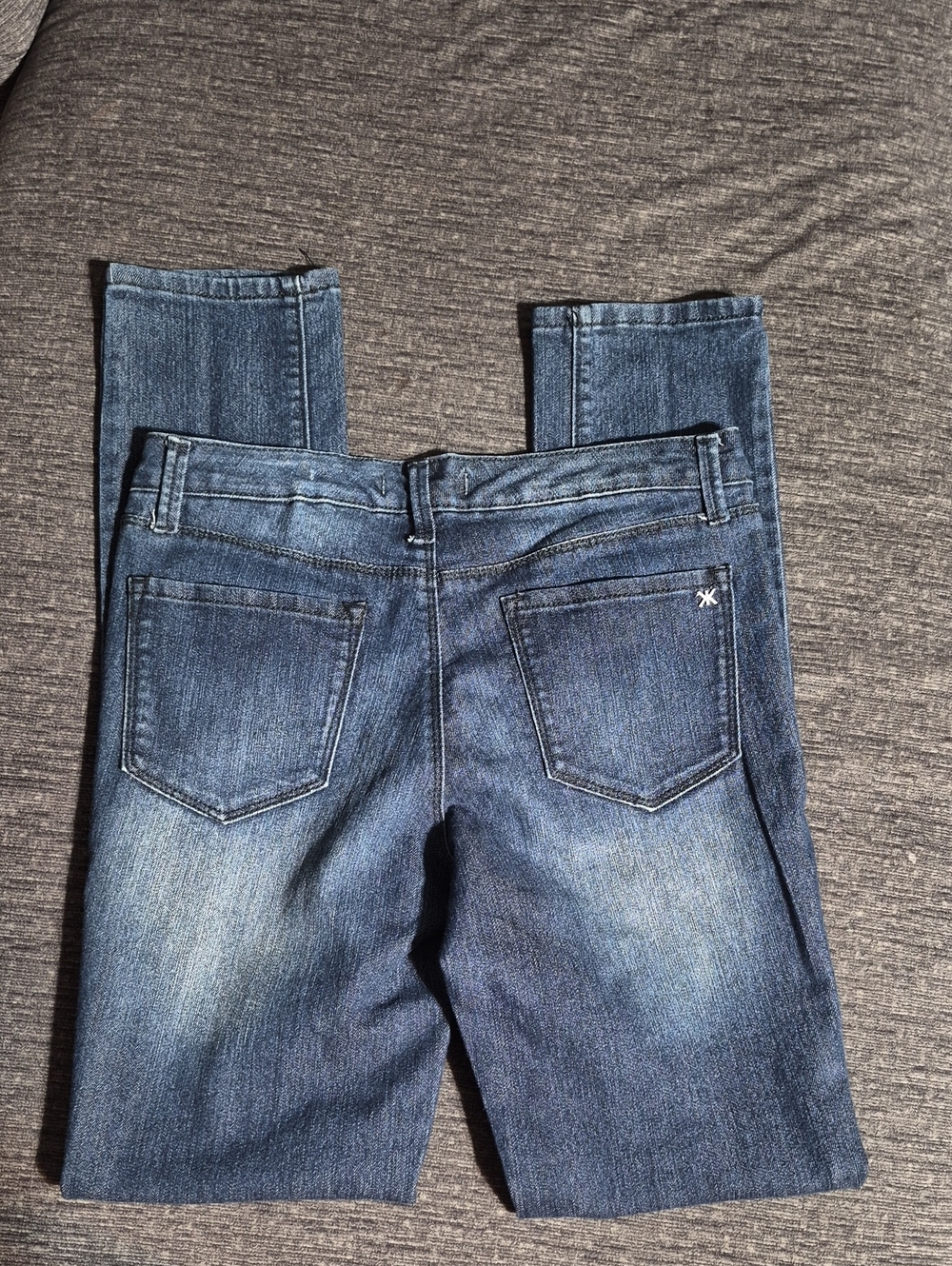 YMI Dark Blue Skinny Jeans with Subtle Fading From Kim Kardashian Line